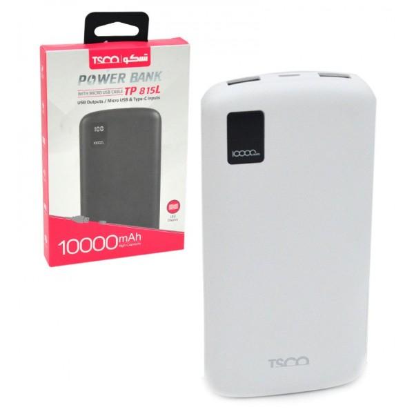پاوربانک تسکو (TSCO) مدل TP 815L ظرفیت 10000mAh