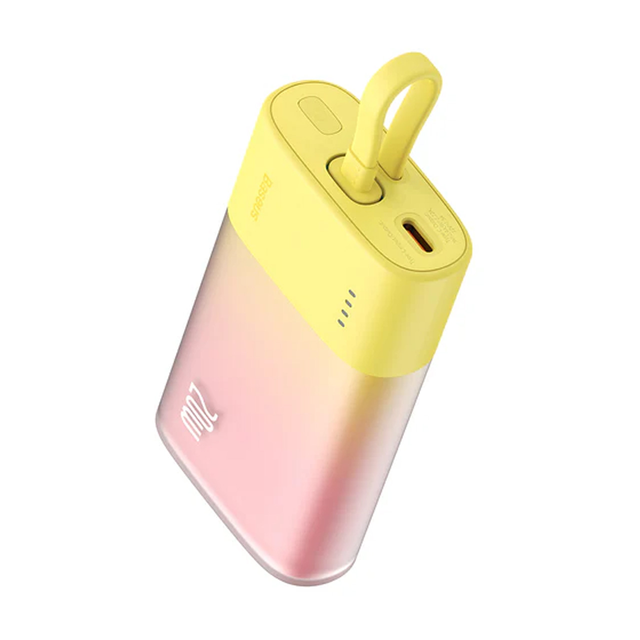 پاوربانک 20 وات 5200 میلی آمپر (فست شارژ) Baseus مدل Popsicle PPKDC05I