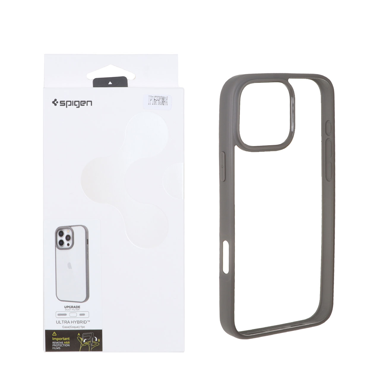 قاب اورجینال Spigen مدل Ultra Hybrid با توری اسپیکر فلزی مناسب برای آیفون 16 پرو مکس