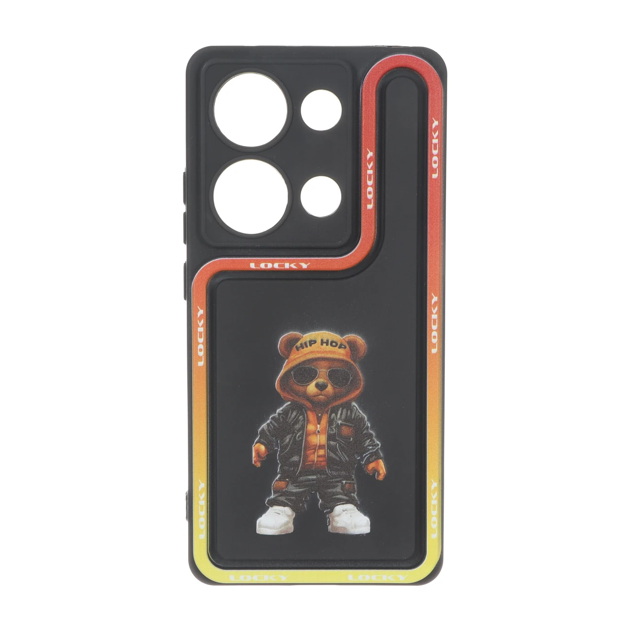قاب Solid Case منحنی LUCKY طرح دار Xiaomi Redmi Note 14S / Note 13 Pro 4G / Poco M6 Pro 4G - کد 359