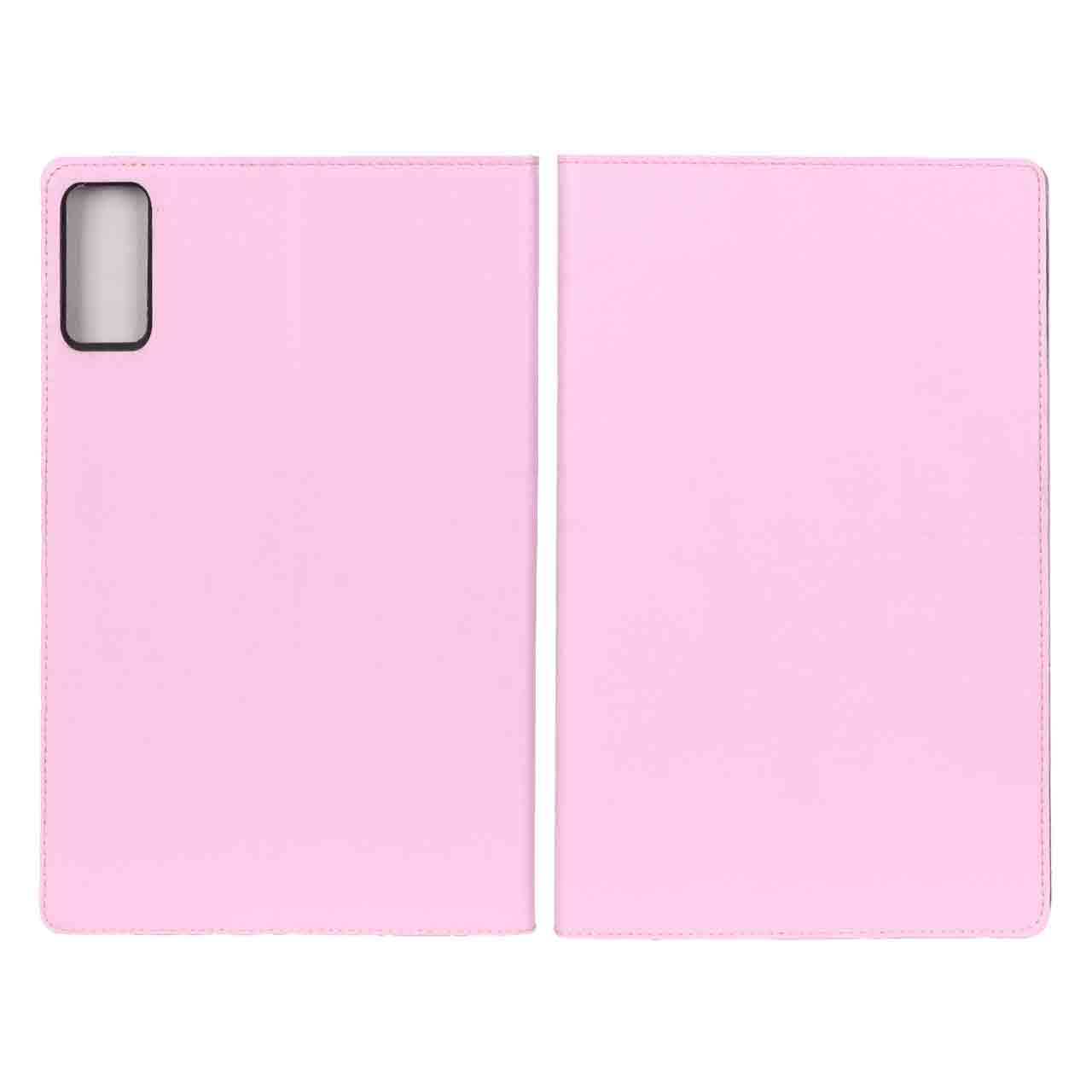 کیف تبلت چرمی ساده Xiaomi Redmi Pad SE - صورتی - BSA