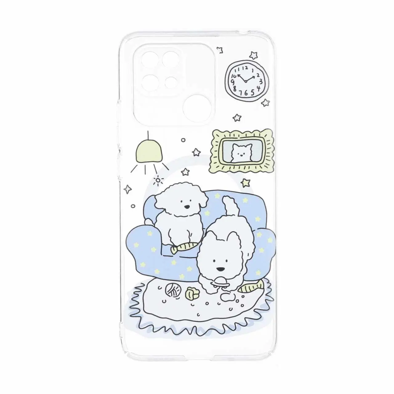 قاب Cute کریستالی طرح مگ سیف محافظ لنزدار Xiaomi Redmi 10C / Redmi 10 Power / Poco C40 - کد 179