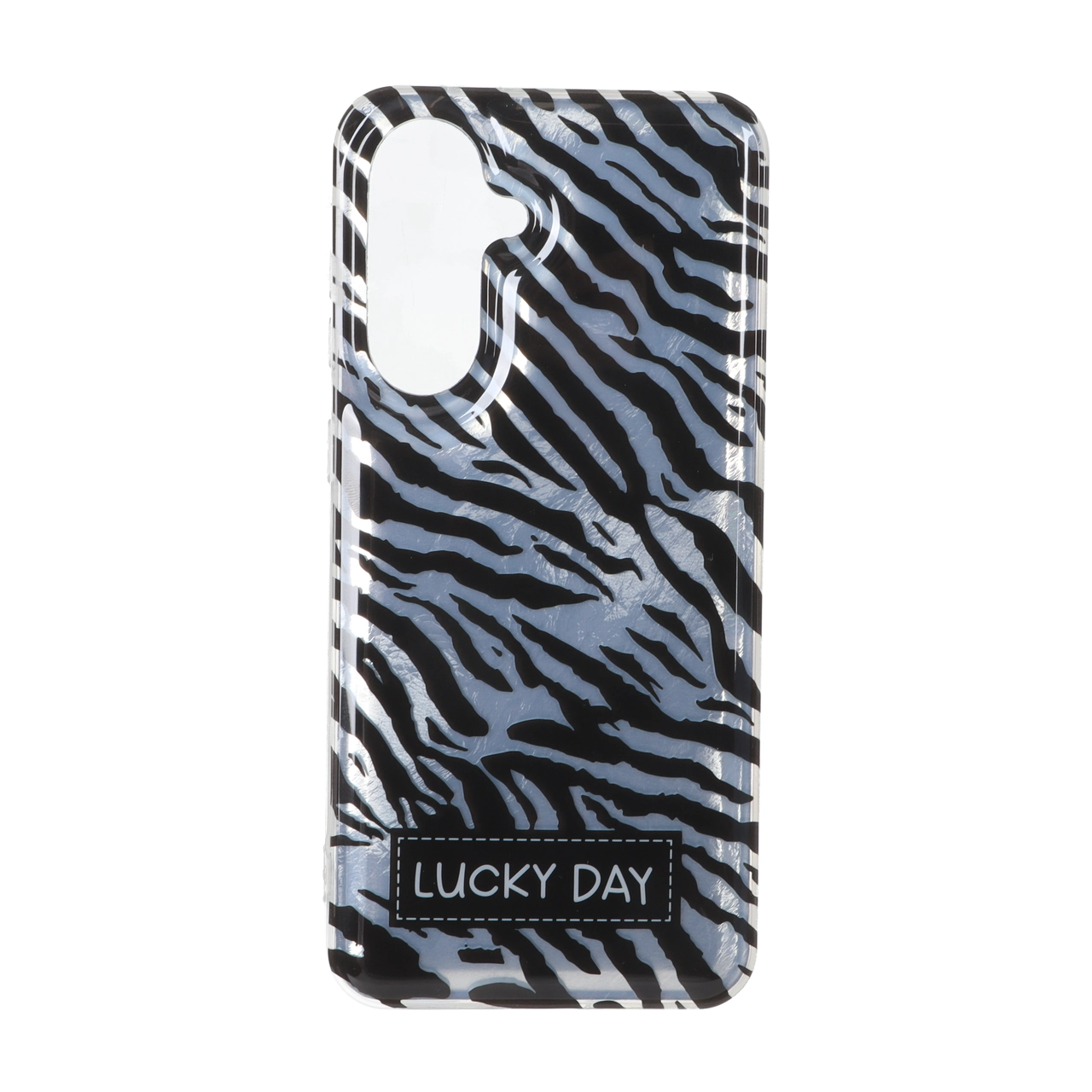 قاب طرح ببری اطلسی Lucky Day دور ژله‌ای مناسب برای سامسونگ گلکسی A56 و A36