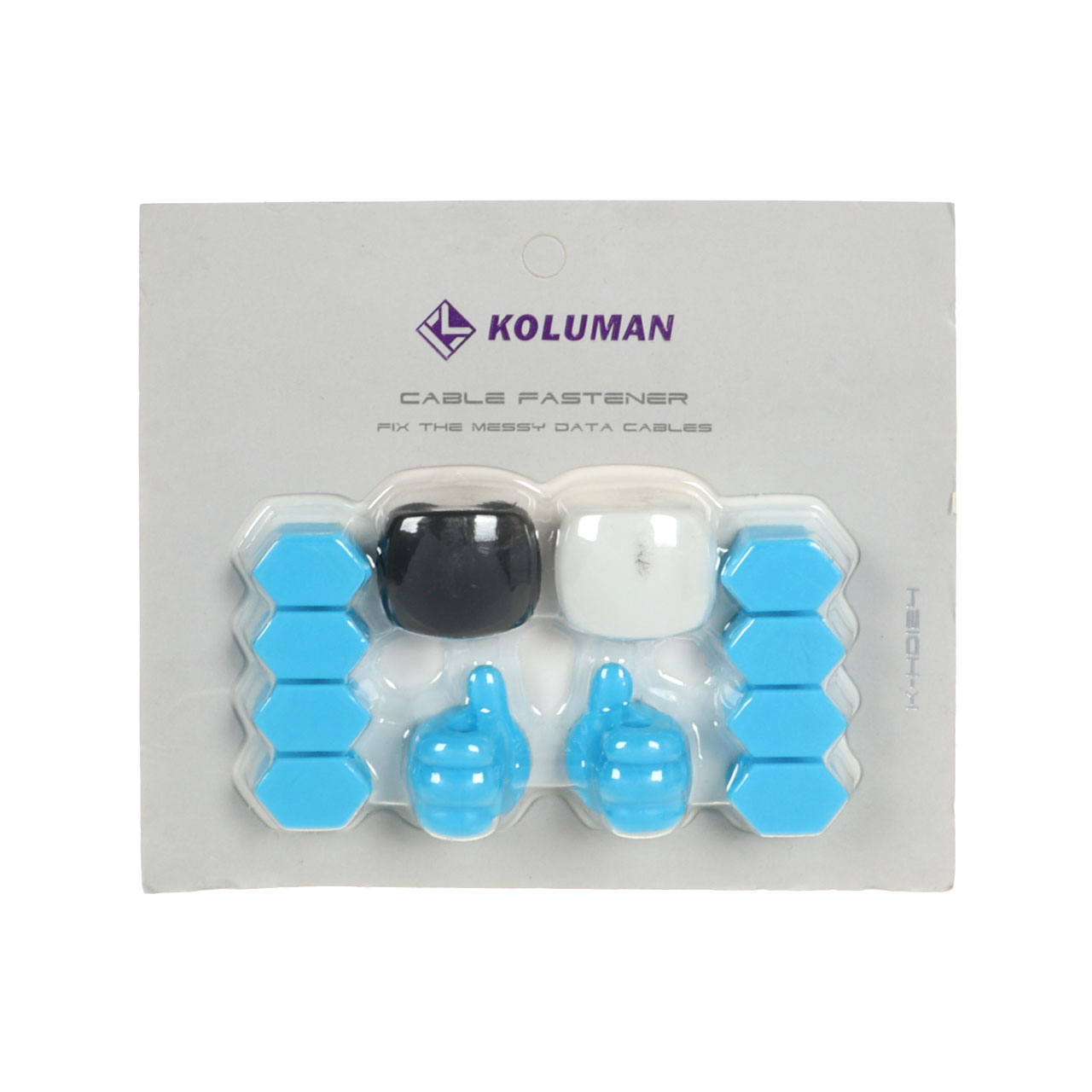 نظم دهنده و نگهدارنده کابل Koluman مدل K-HD124 - آبی