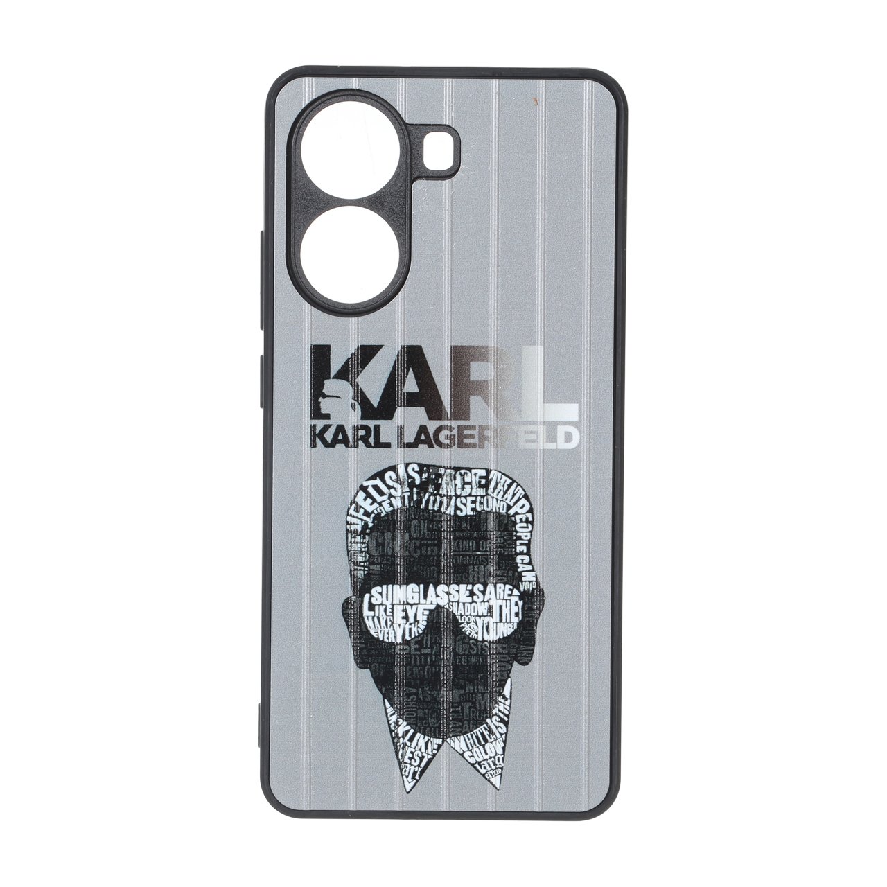 قاب Line Case محافظ لنز برجسته طرح کارل لاگرفلد مناسب برای شیائومی پوکو X7 پرو