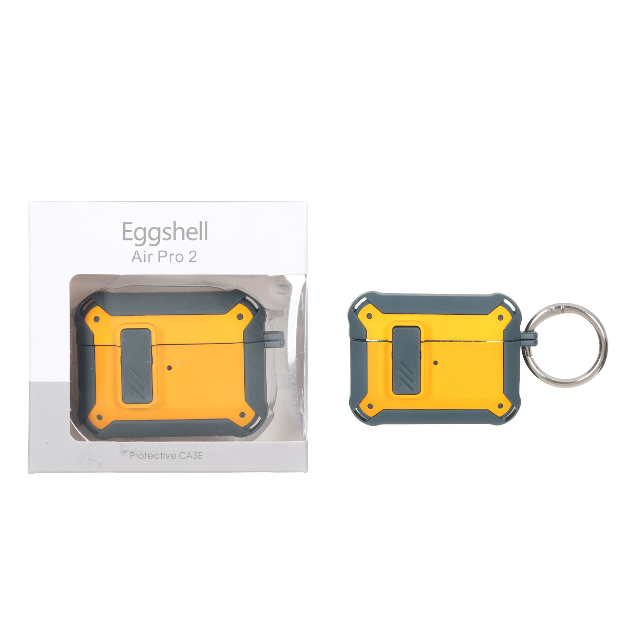 کاور ایرپاد Eggshell Original قفل دار سبز زرد مناسب برای ایرپاد پرو 2