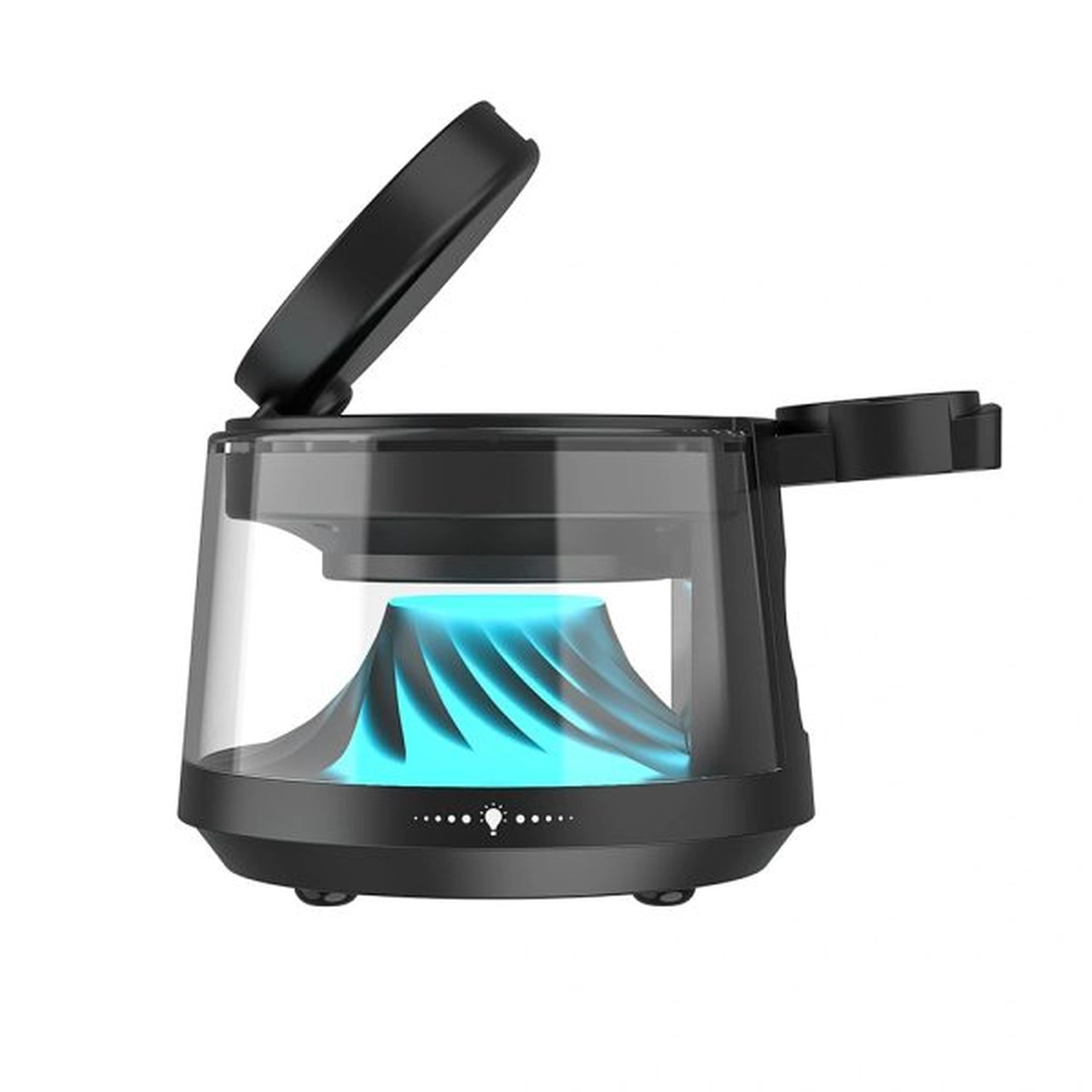 اسپیکر بلوتوثی و شارژر وایرلس 5 کاره Wiwu مدل Flow wi-w039 مشکی