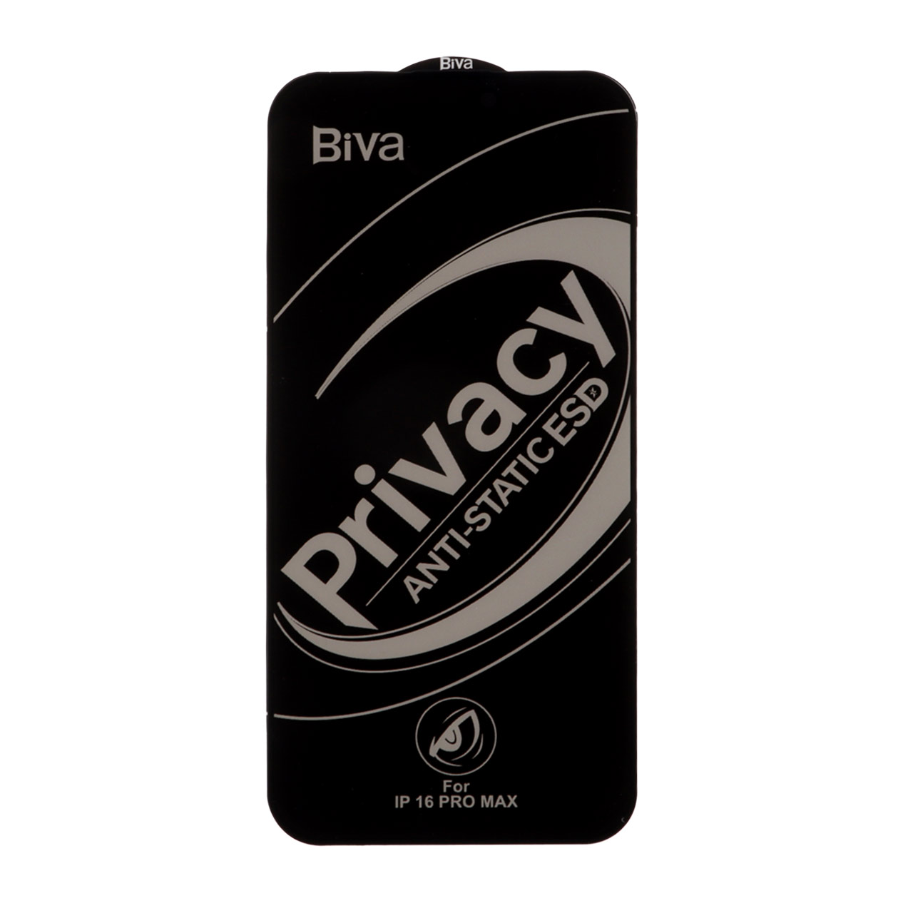 محافظ صفحه نمایش شیشه ای فول کاور پرایوسی (Privacy) Biva مناسب برای آیفون ۱۶ پرو مکس