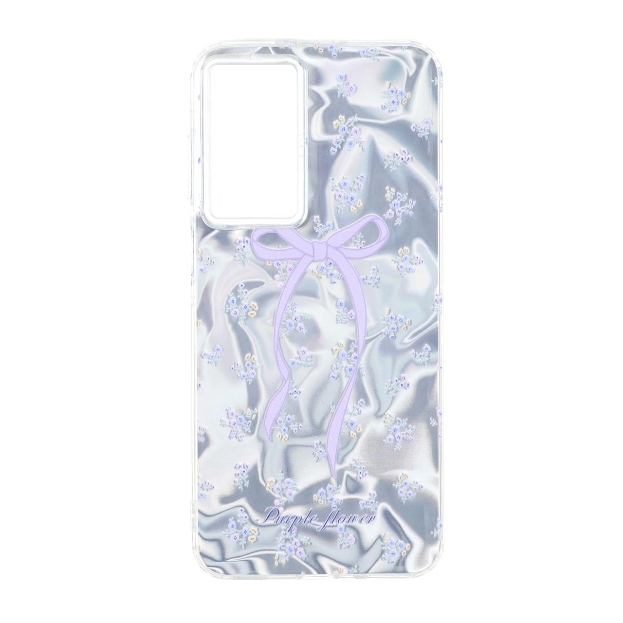 قاب طرح Silver Cloud گل و پاپیون مناسب برای سامسونگ گلکسی A17 و A26