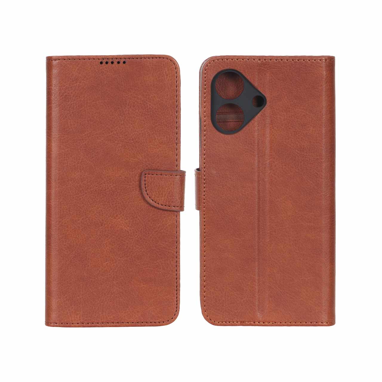 کیف چرمی مگنتی محافظ لنز دوربین KRF مناسب برای Honor Play 10 قهوه ای