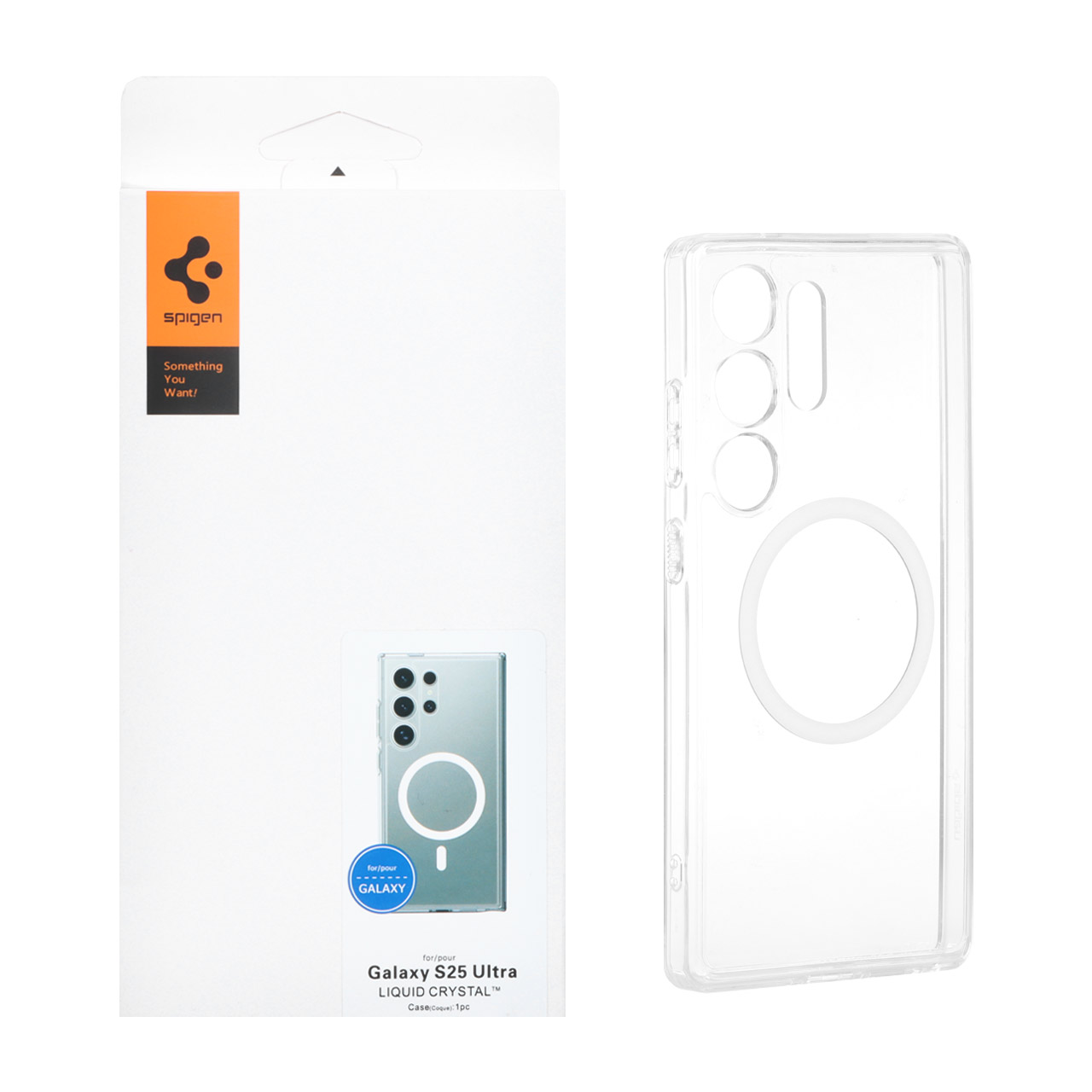 قاب Spigen اورجینال شفاف مگ سیف محافظ لنزدار مناسب برای سامسونگ گلکسی S25 اولترا