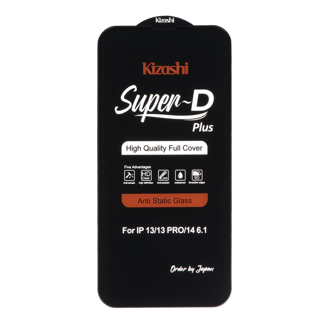 محافظ صفحه نمایش شیشه ای Full Cover SuperD Plus - Kizashi مدل Apple iPhone 13 / iPhone 13 Pro / iPhone 14 / 16e (بدون پک)
