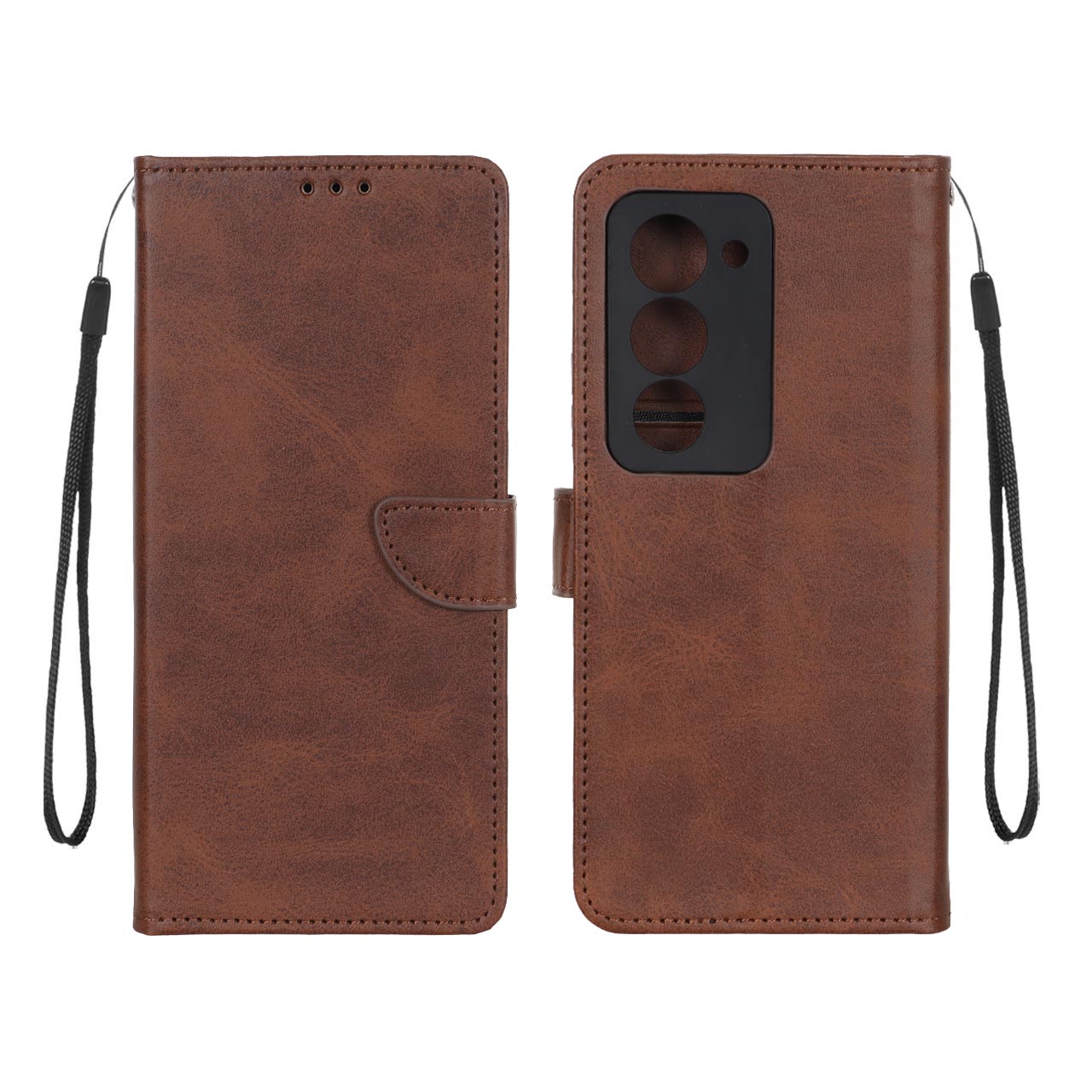 کیف چرمی مگنتی محافظ لنزدار مناسب برای شیائومی ردمی ۱۵ 4G
