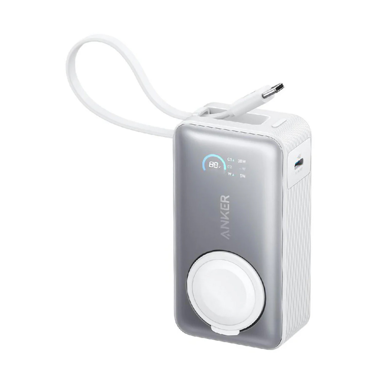 پاور بانک 35 وات 10000 میلی آمپر فست شارژ ANKER مدل A1657H21 - سفید