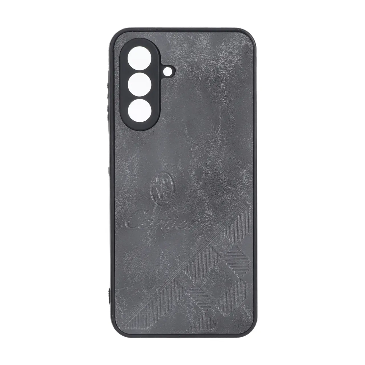 قاب طرح چرم Cartier مدل Samsung Galaxy A17 / A26 - خاکستری