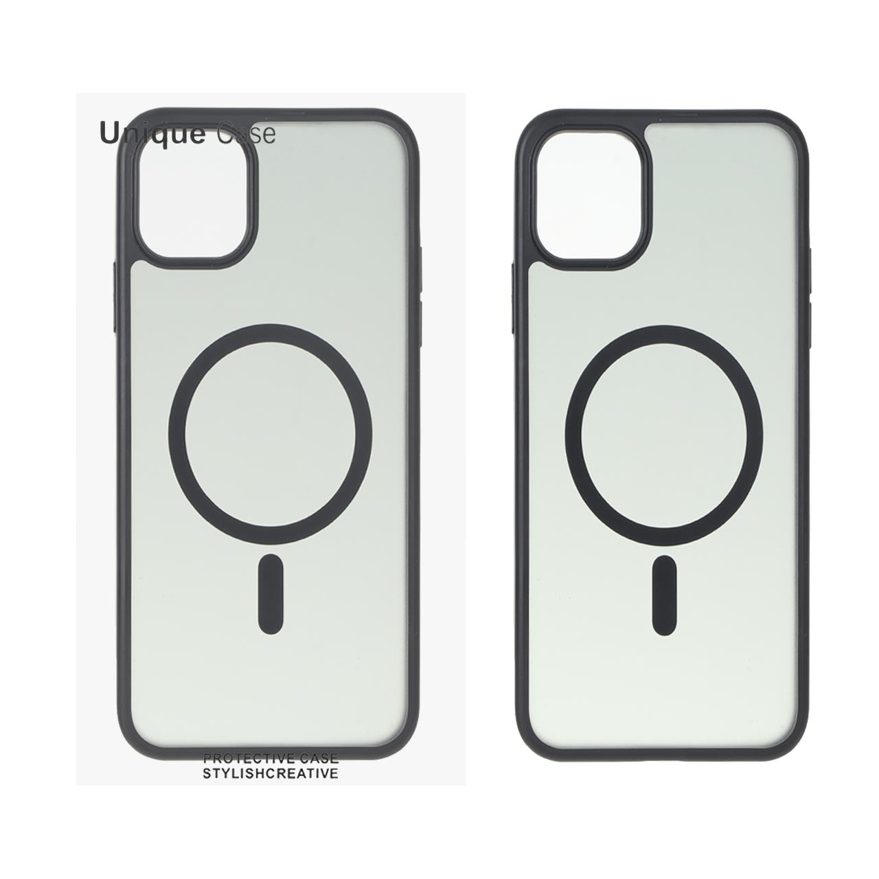 قاب Unique Case مات دودی MagSafe مدل Apple iPhone 11 Pro Max - مشکی (پک دار)