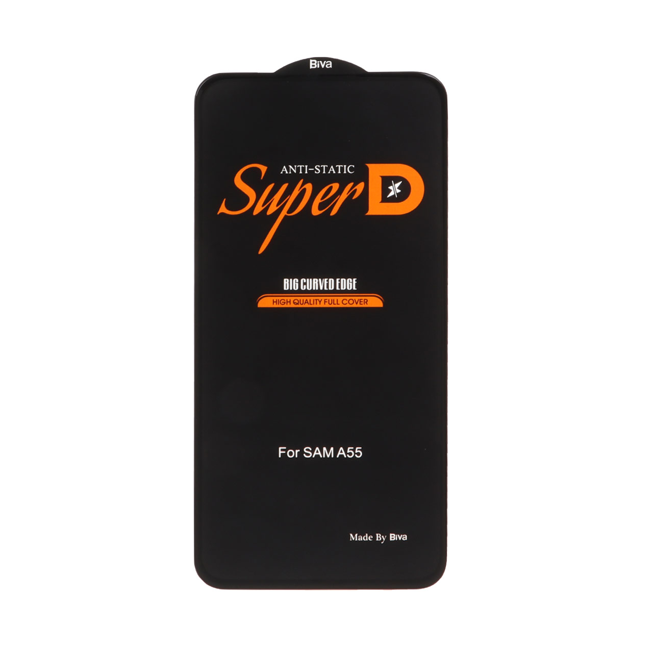 محافظ صفحه نمایش شیشه‌ای فول کاور Super D Biva مناسب برای سامسونگ گلکسی A35 و A55 - مشکی