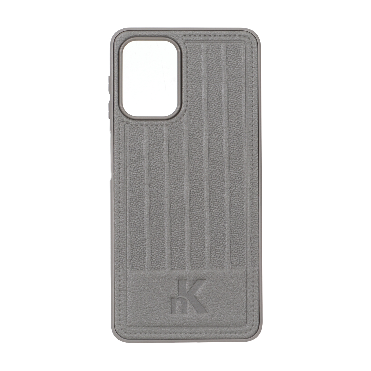 قاب چرمی طرح Line Case NK خاکستری مناسب برای سامسونگ گلکسی A22 4G / M22 / M32 4G / F22