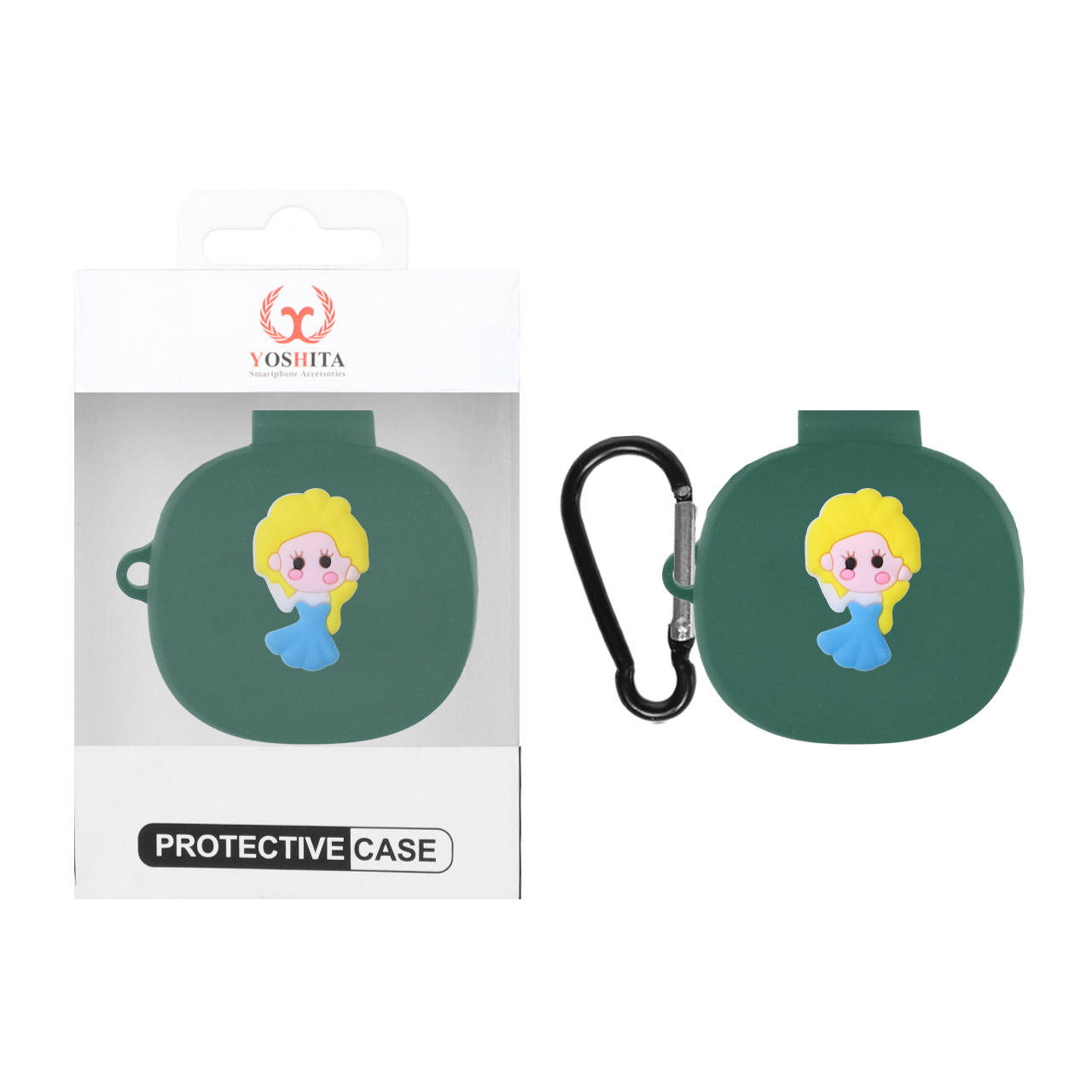 کاور ایرفون سیلیکونی Yoshita طرح عروسک برجسته مناسب برای QCY T13X