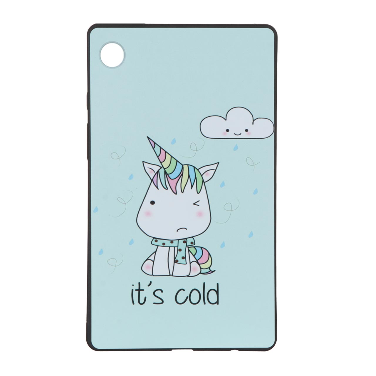 قاب طرح یونیکورن It's cold مناسب برای تبلت سامسونگ گلکسی تب A9