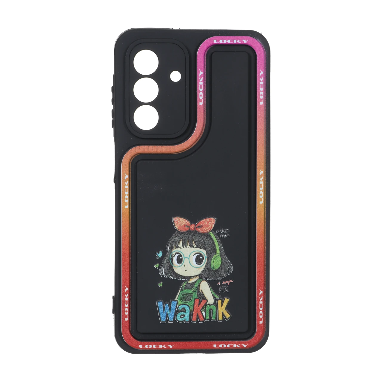 قاب Solid Case منحنی LUCKY طرح دار Samsung Galaxy A17 / A26 - کد 327