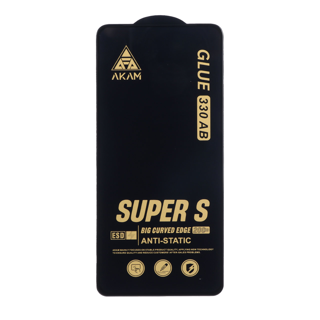 محافظ صفحه نمایش شیشه ای Full Cover Super S AKAM با چسب 330 مدل Xiaomi Redmi Note 14 4G / Note 12 Pro 4G / Note 11 Pro / Note 11 Pro Plus / Note 10 Pro 4G / Note 10 Pro Max / Poco F3 / F3 GT / F4 / X4 Pro / Mi 13T / Mi 13T