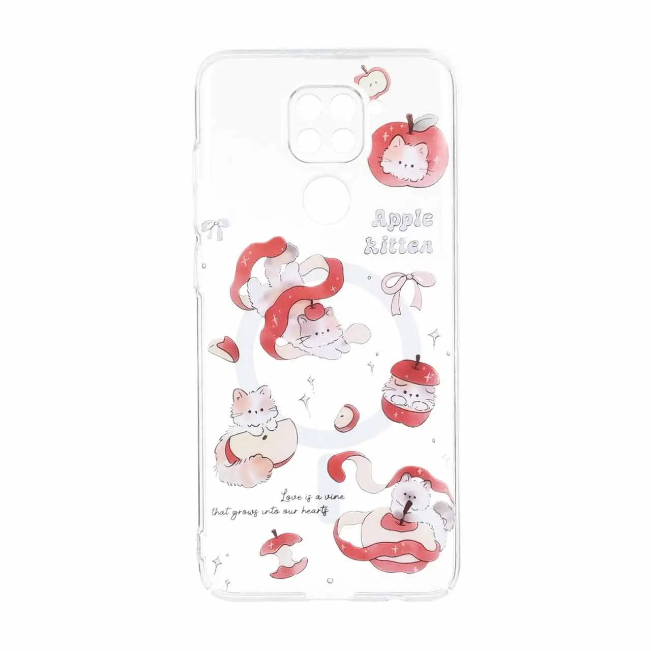 قاب Cute کریستالی طرح مگ سیف محافظ لنزدار Xiaomi Redmi Note 9 / Redmi 10X 5G / Redmi 10X Pro 5G - کد 95