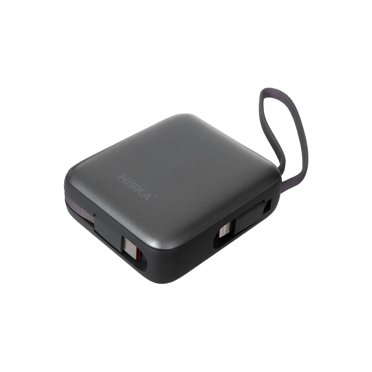 پاوربانک 22.5 وات 10000 میلی آمپر (PD و فست شارژ) Hiska مدل HP-131PD - خاکستری