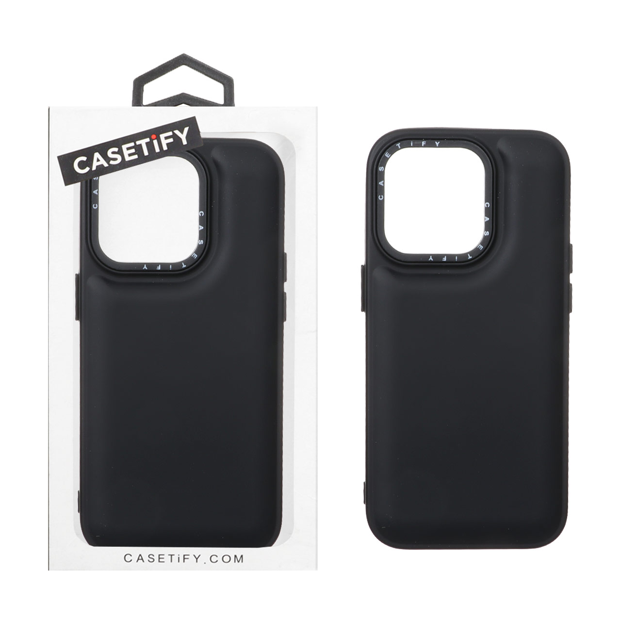 قاب Casetify پافر ساده مشکی مناسب برای آیفون 14 پرو