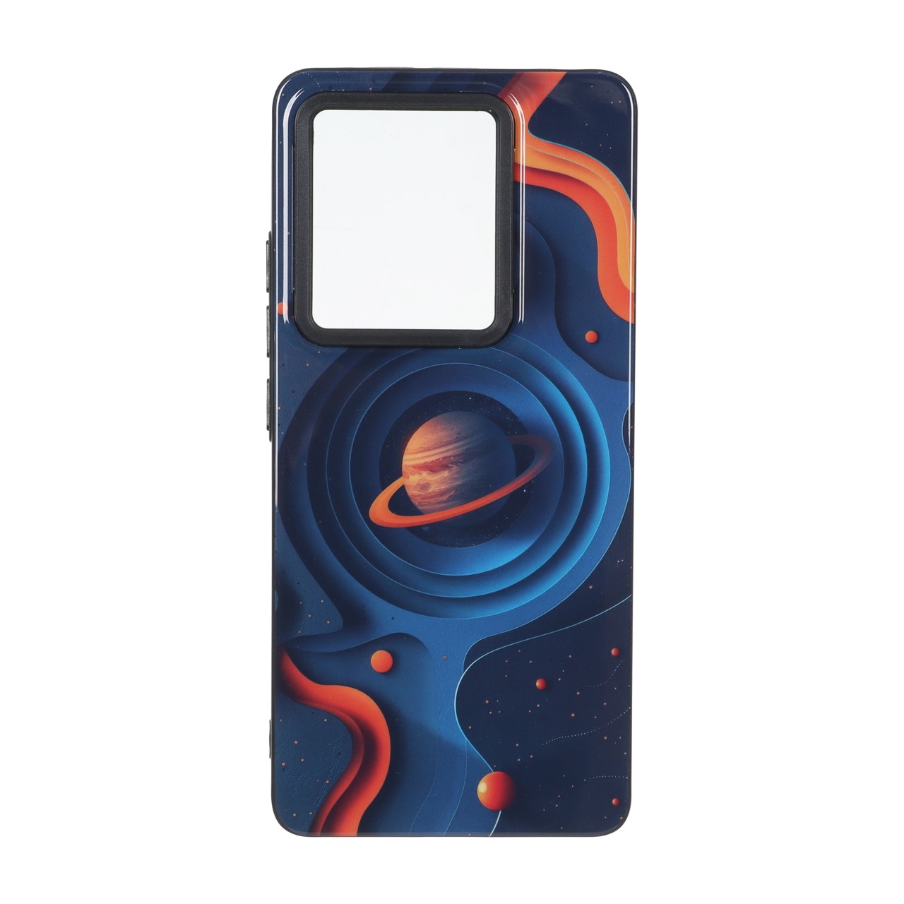قاب بلک لنز براق طرح دار مناسب برای Xiaomi Redmi Note 14S / Note 13 Pro 4G / Poco M6 Pro 4G