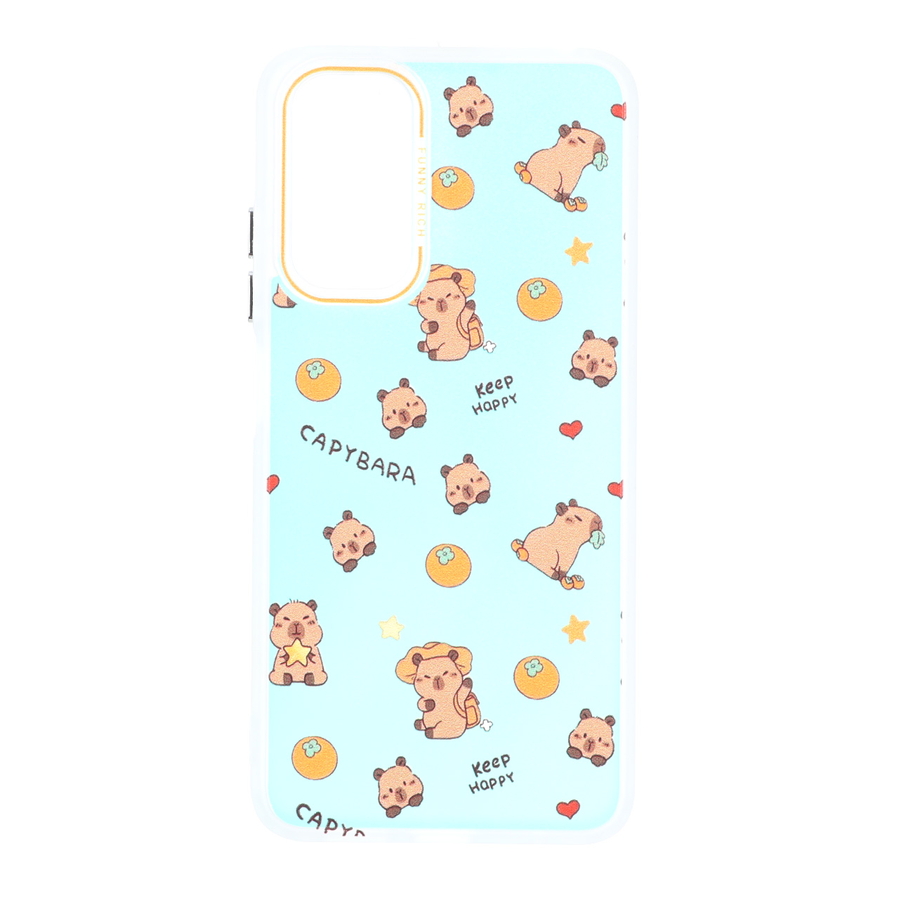 قاب طرح Capybara هولوگرامی دور مات مناسب برای شیائومی ردمی نوت 12S و شیائومی ردمی نوت 11 4G و ردمی نوت 11S
