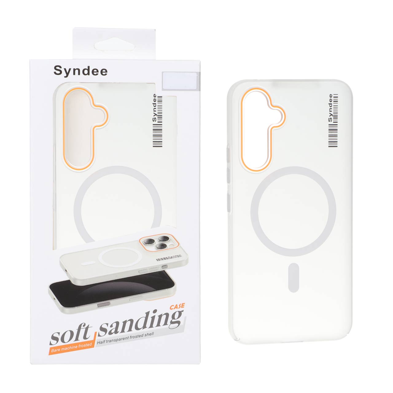 قاب اورجینال Syndee پشت مات MagSafe مدل Samsung Galaxy A54 - سفید (پک دار)
