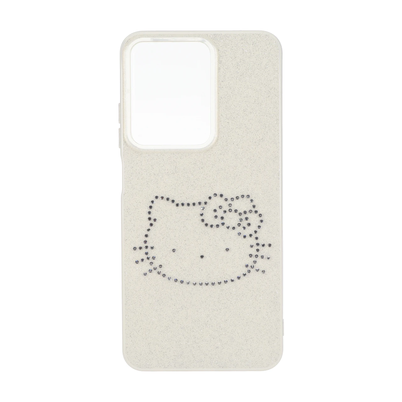 قاب اکلیلی Kitty نگین دار Xiaomi Redmi A5 / Poco C71 - کرم