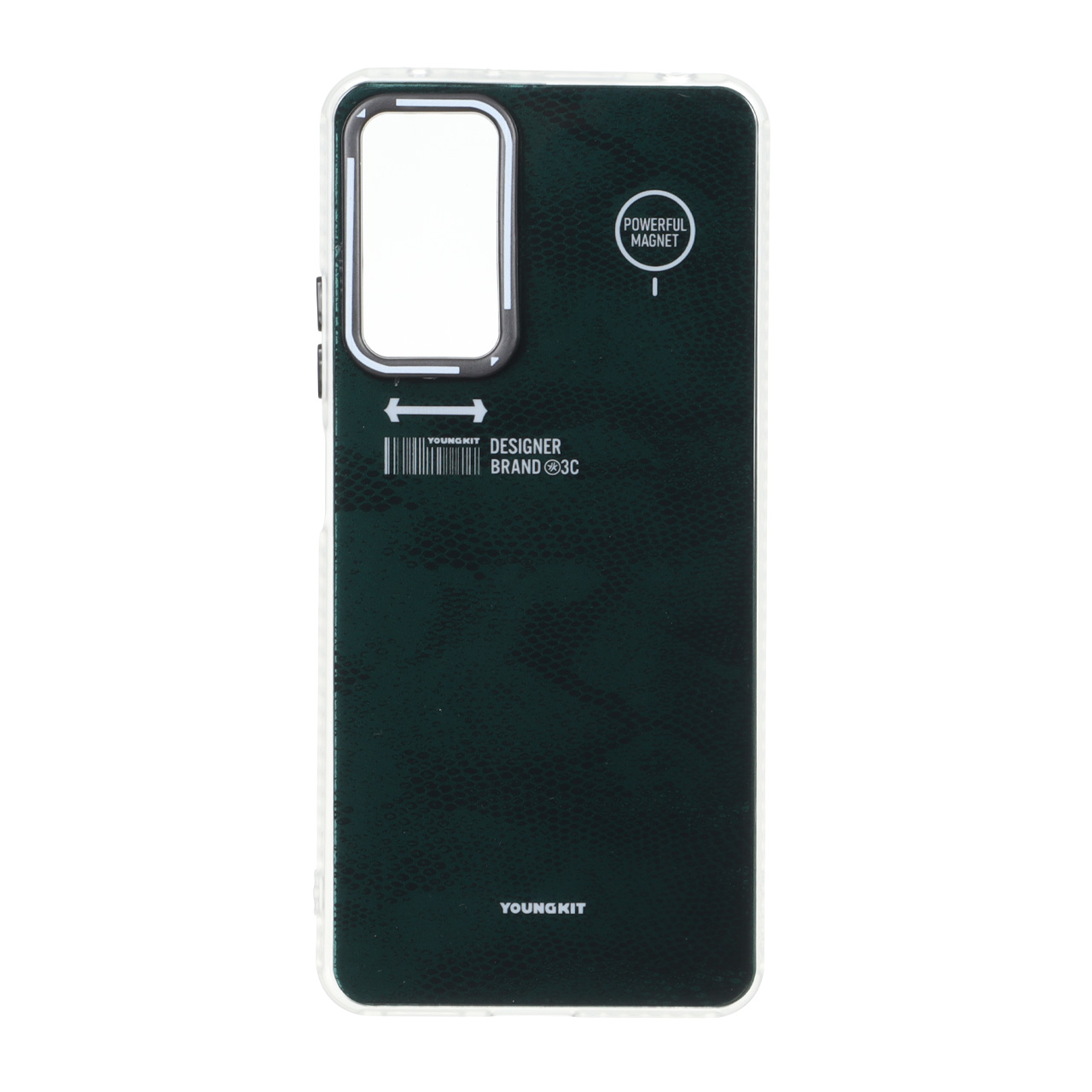 قاب Youngkit طرح بارکد پوست ماری دور مات مناسب برای شیائومی ردمی نوت 12 پرو 4G و ردمی نوت 11 پرو