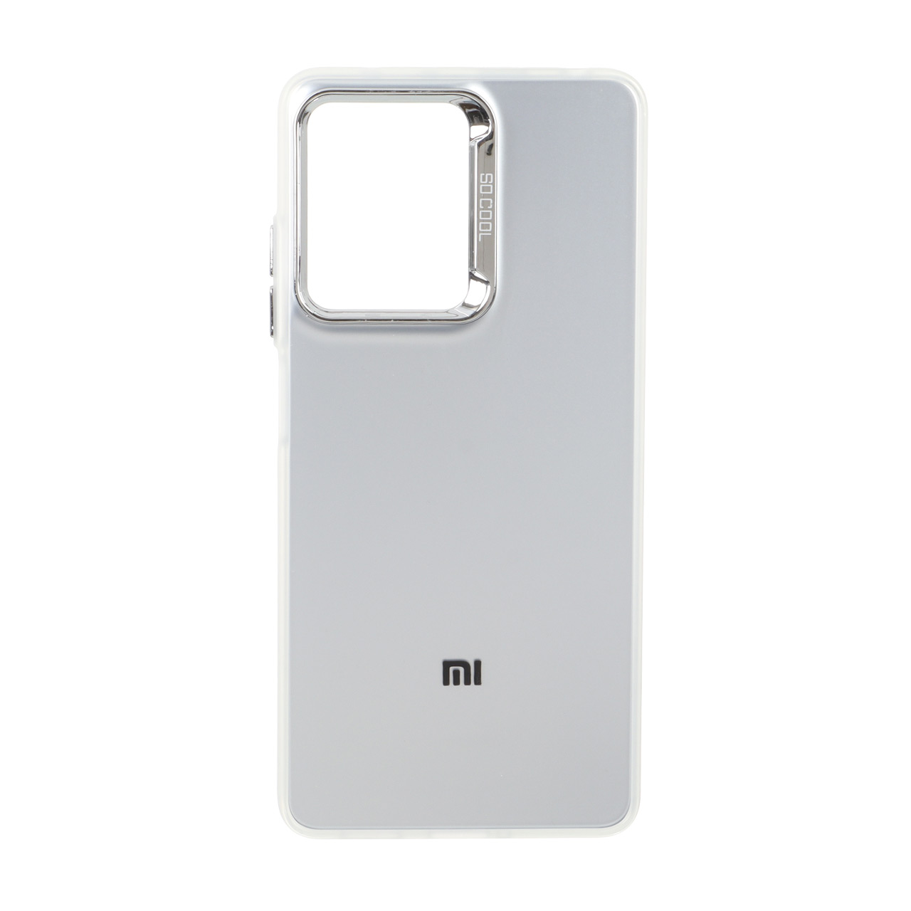 قاب SO COOL لنز متال لوگودار Xiaomi Redmi Note 12 Pro 5G / Xiaomi Poco X5 Pro 5G - نقره ای