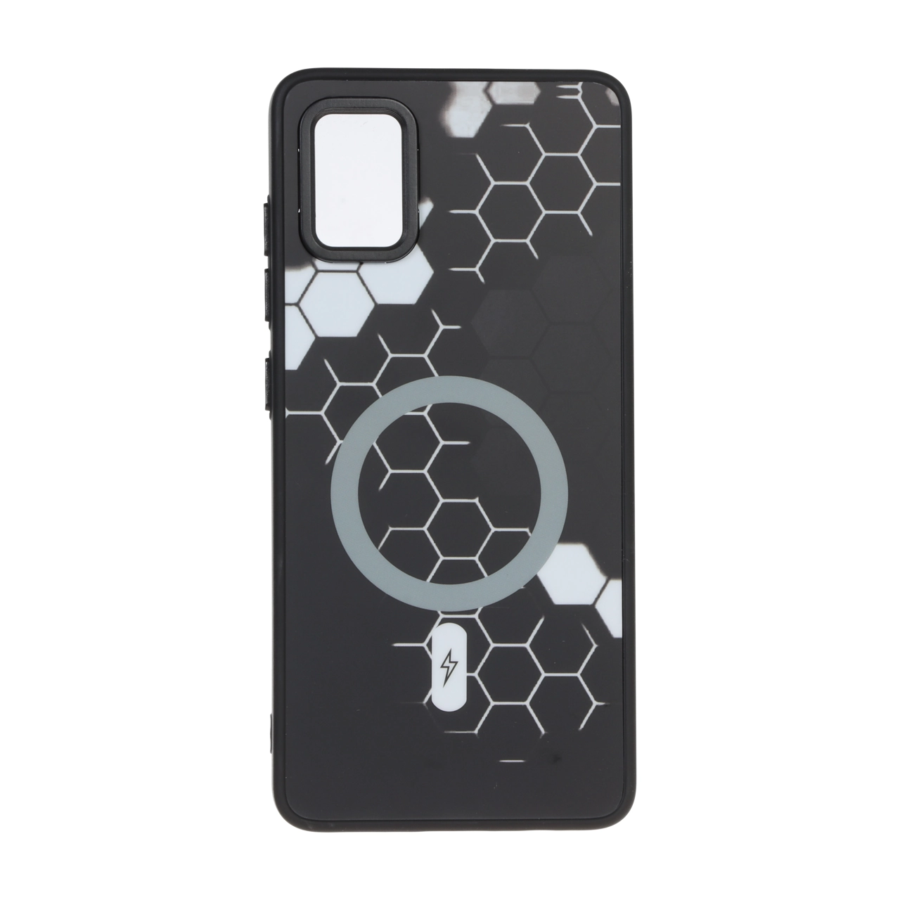 قاب طرح Hexagon مگ سیف سفید مناسب برای سامسونگ گلکسی A51 و M40s