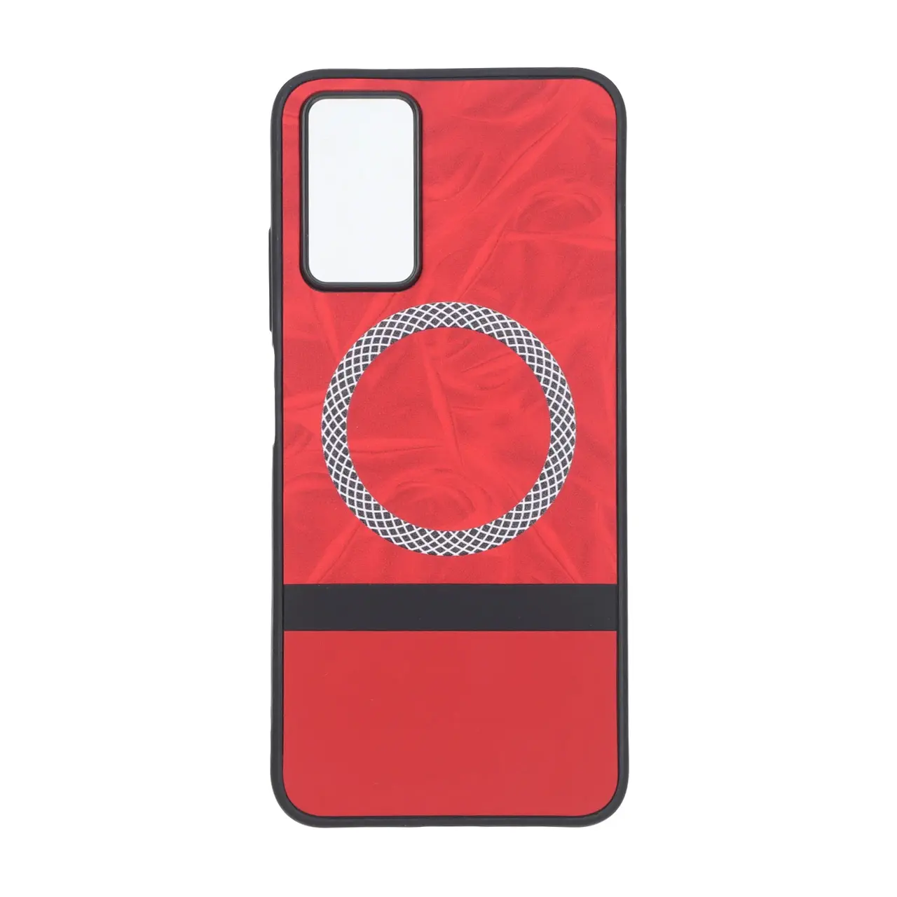 قاب جیر دو تکه طرح مگ سیف هاشور Xiaomi Redmi Note 12S / Xiaomi Redmi Note 11 4G / Redmi Note 11S - قرمز
