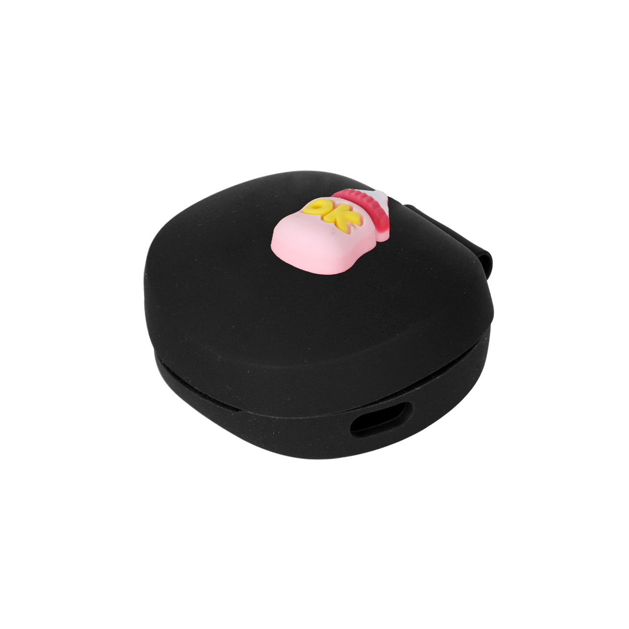 کاور سیلیکونی طرح شیشه شیر عروسکی مناسب ایرفون QCY T13X