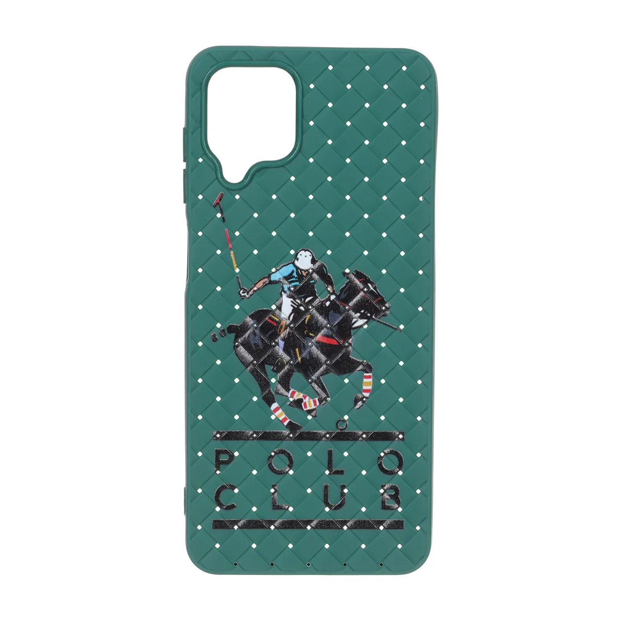 قاب طرح Polo حصیری دور لنز براق مناسب برای سامسونگ گلکسی A12 و M12 و F12