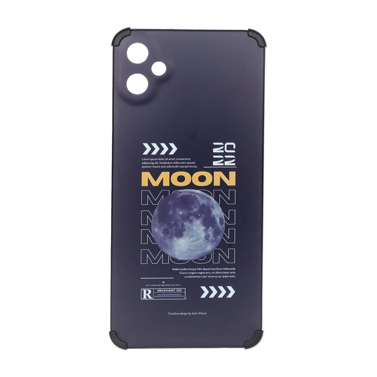قاب طرح Moon بامپردار مناسب برای سامسونگ گلکسی آ۰۵