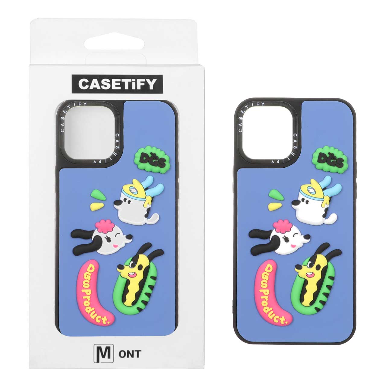 قاب Casetify طرح برجسته فانتزی سگ‌های کارتونی مناسب برای آیفون 12 پرو مکس