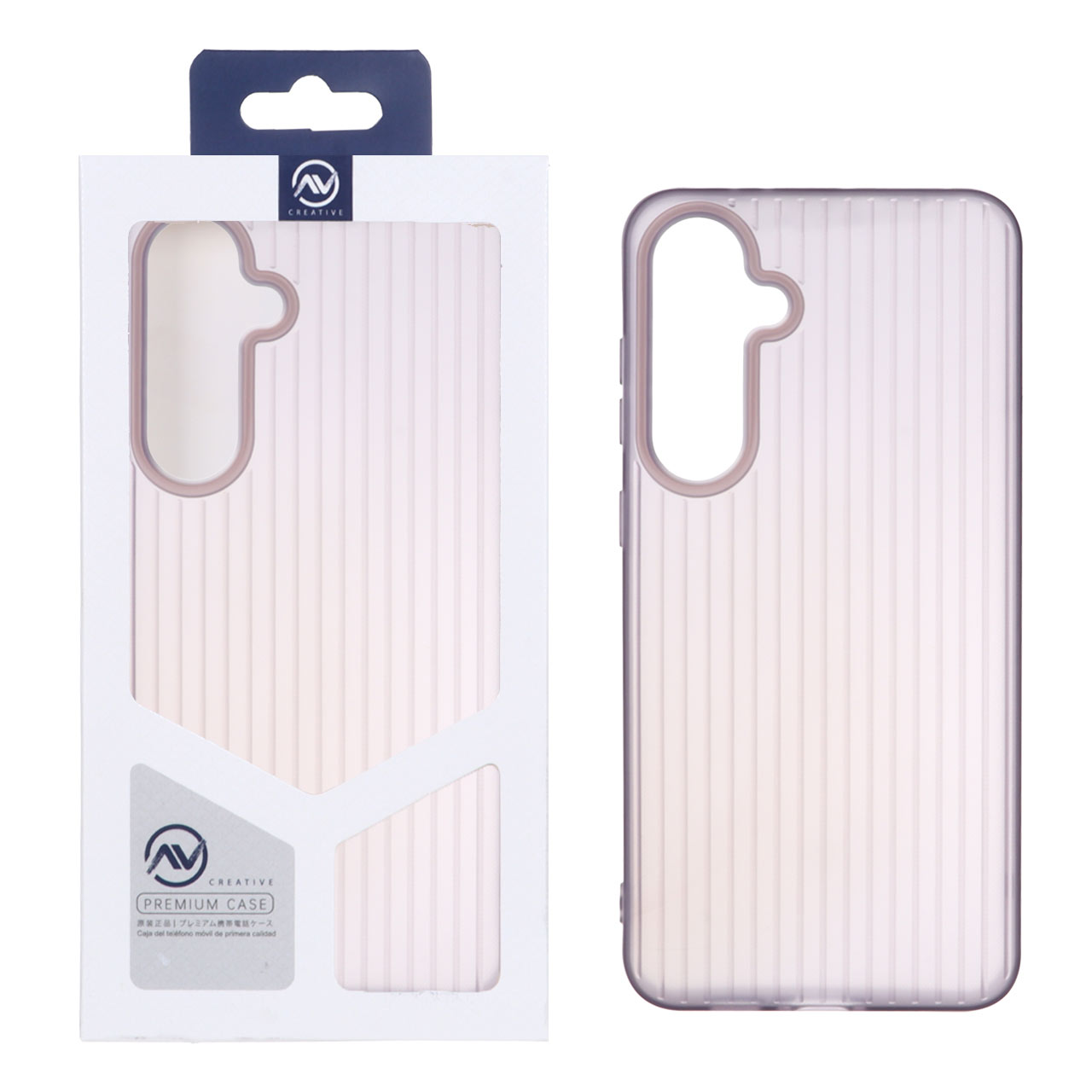 قاب ژله ای طرح Line Case بنفش مناسب برای سامسونگ گلکسی S24 FE