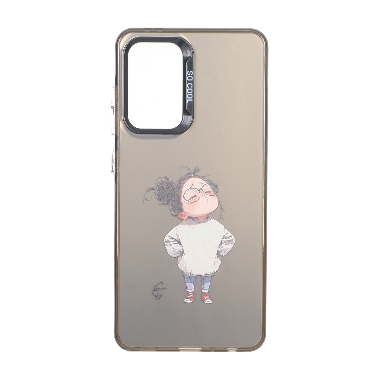 قاب SO COOL طرح Cute دختر عینکی مناسب برای سامسونگ گلکسی A52 / A52s