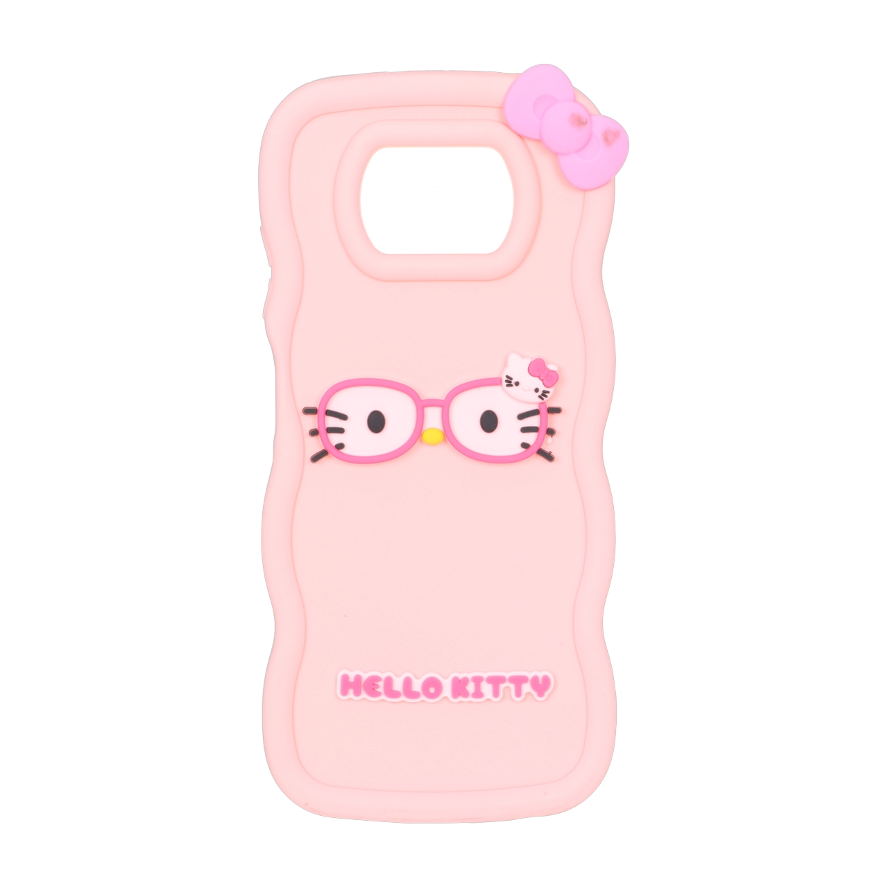 قاب سیلیکونی کنگره ای طرح Hello Kitty عینکی مناسب برای شیائومی پوکو X3 / پوکو X3 پرو / پوکو X3 ان اف سی