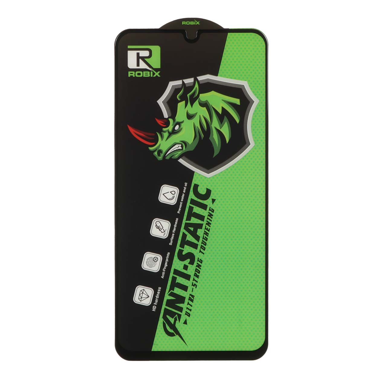 محافظ صفحه نمایش شیشه ای Full Cover Robix Anti Static ESD مدل Samsung Galaxy A15 / A25 / A24 / M34 / F34