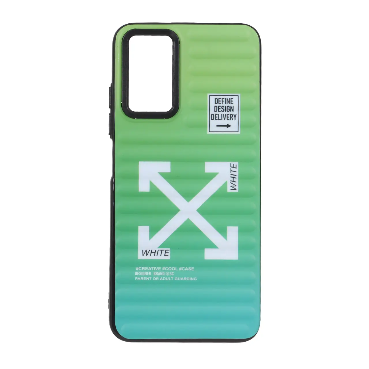 قاب مات Youngkit طرح X Off-White گرادیانت مناسب برای شیائومی ردمی نوت 12 اس و ردمی نوت 11 4G و ردمی نوت 11 اس