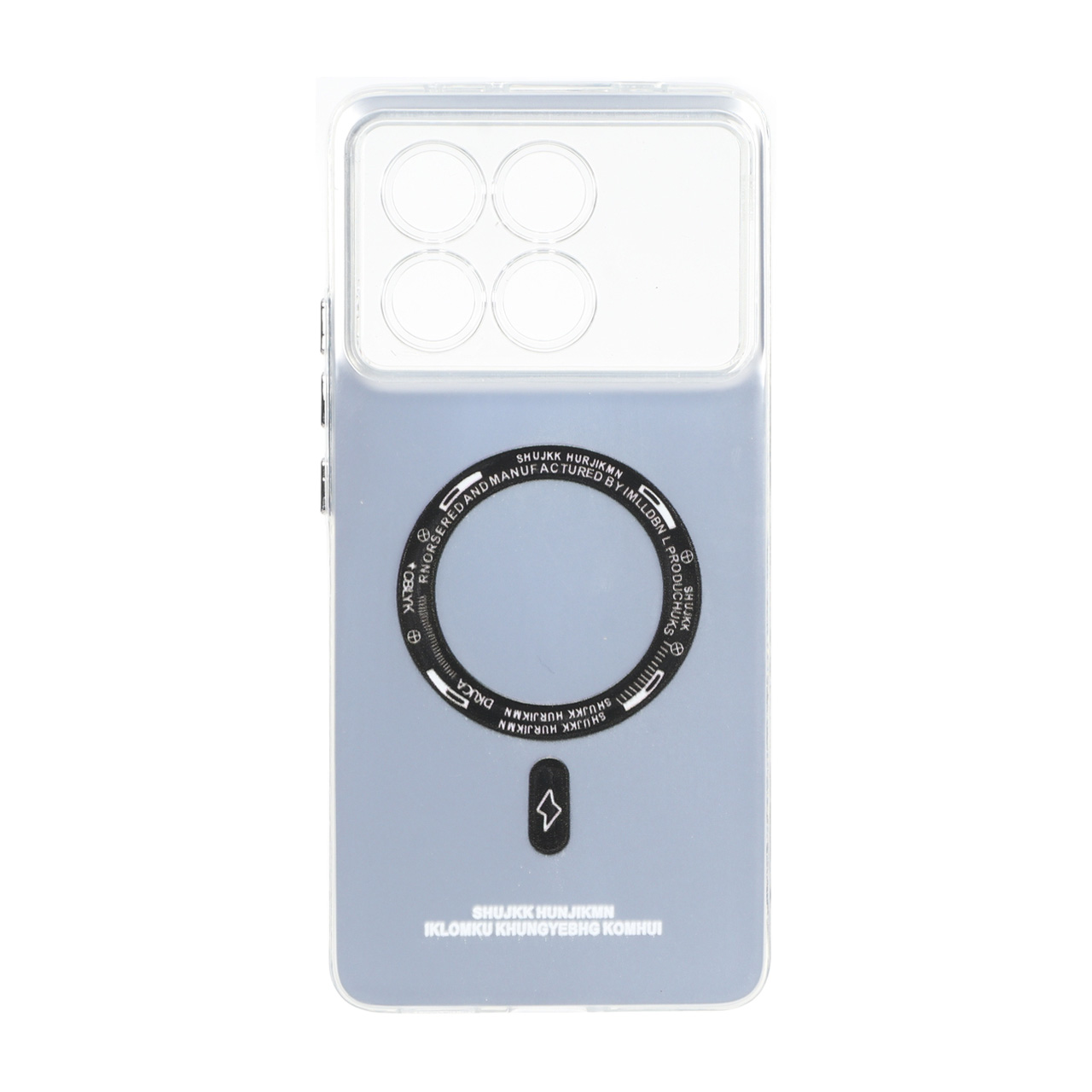 قاب SO COOL طرح مگ سیف محافظ لنز شفاف مناسب برای شیائومی پوکو X6 پرو 5G و ردمی K70E