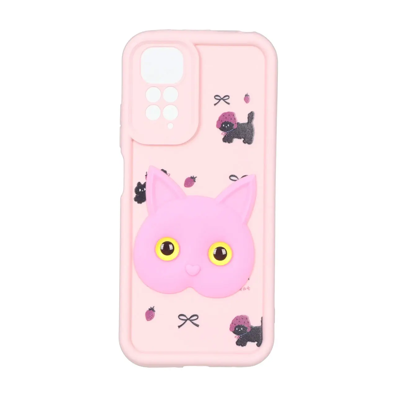 قاب Solid Case طرح عروسکی برجسته مناسب برای شیائومی Redmi Note 11 4G و Redmi Note 11S