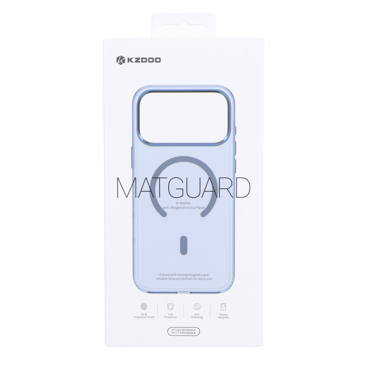 قاب مگ سیف KDoo MATGUARD مات آبی تیره مناسب برای آیفون 18 پرو مکس