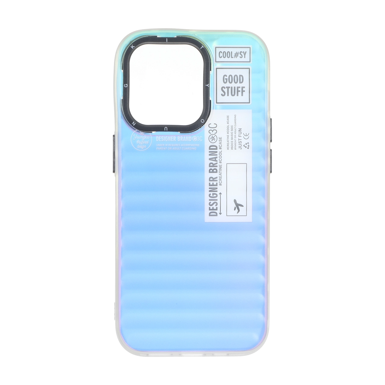 قاب یانگ کیت هولوگرامی طرح دار دور مات Apple iPhone 14 Pro - کد 116